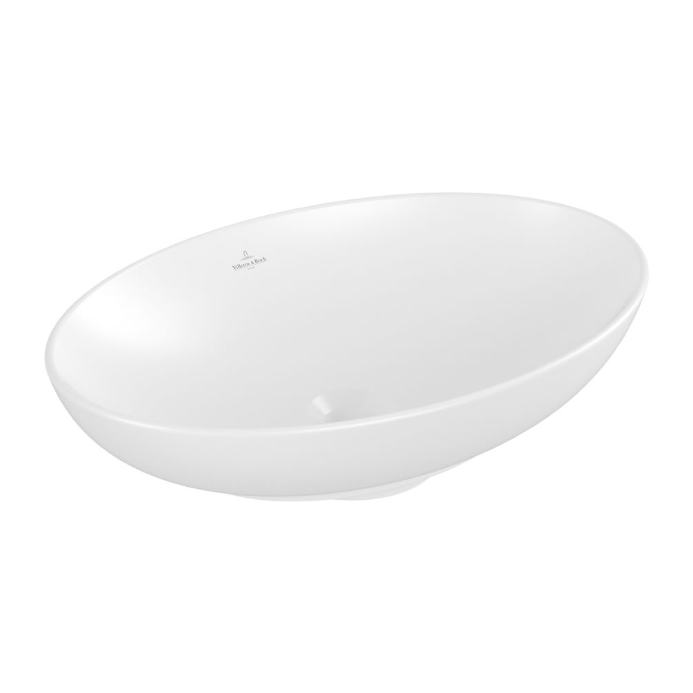 Cutout image of Villeroy & Boch Loop & Friends 560mm Stone White Countertop Basin